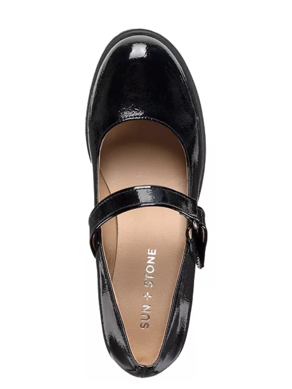 ❤️LAST CHANCE❤️ NWOT Padmaa Classic Mary Jane Platform Heels - Black Patent - Picture 3 of 8